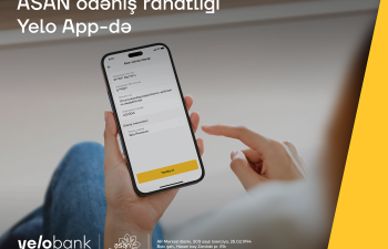 “ASAN pay” rahatlığı Yelo App-də!