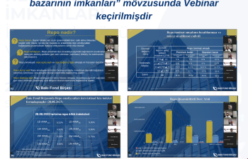 Bakı Fond Birjasında “İnvestorlar üçün Repo bazarının imkanları” mövzusunda Vebinar keçirilib