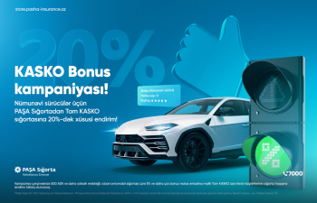 PAŞA Sığortadan Tam KASKO üzrə “KASKO Bonus” kampaniyası!