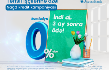 AccessBank-dan təhsil işçiləri üçün özəl kampaniya