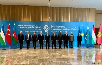 Şuşada İqtisadi Əməkdaşlıq Təşkilatının xarici işlər nazirləri Şurasının iclası keçirilib - FOTO