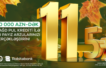 Rabitəbank nağd pul krediti üzrə faizləri endirdi!