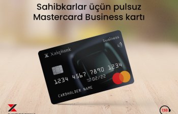 Xalq Bankdan sahibkarlara Mastercard Business kartı hədiyyə!