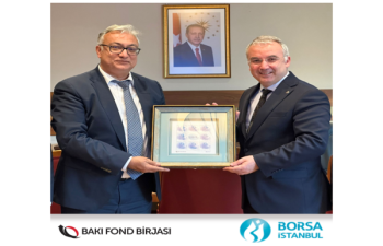 BFB-nın Müşahidə Şurasının sədri Borsa İstanbulda işgüzar səfərdə olub