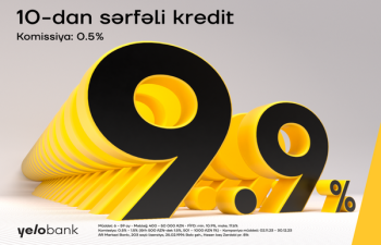 Yelo Bank-da 10-dan sərfəli kredit var!