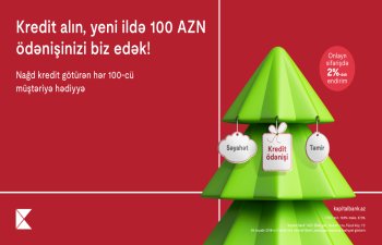 Kapital Bank-dan Yeni ilə özəl nağd kredit kampaniyası