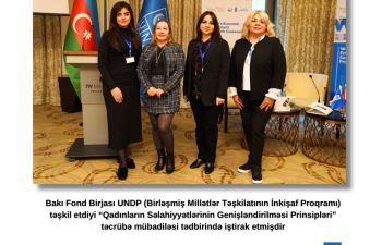 Bakı Fond Birjası UNDP-nin (Birləşmiş Millətlər Təşkilatının İnkişaf Proqramı) tədbirində iştirak edib