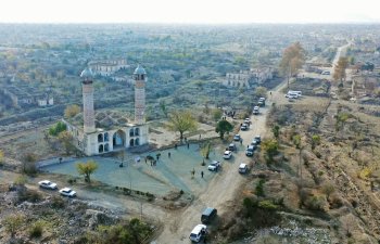 Ağdam şəhərində 5 hektar ərazidə mərkəzi park salınacaq