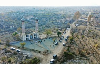 Ağdam şəhərində 5 hektar ərazidə mərkəzi park salınacaq