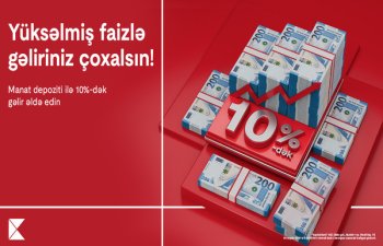 Kapital Bank depozit faizlərini 10%-ə qaldırıb