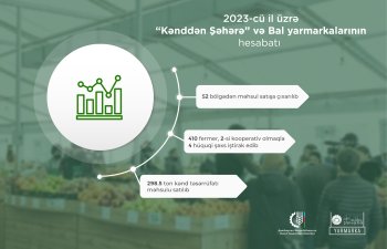 “Kənddən şəhərə” və Bal yarmarkalarında 52 bölgədən 410 fermer məhsul satışa çıxarıb