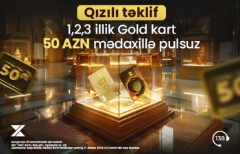 Xalq Bankda onlayn Gold kart sifarişlərinə endirim