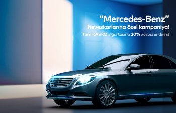 PAŞA Sığortadan “Mercedes-Benz” sahibləri üçün Tam KASKO sığortası üzrə kampaniya!