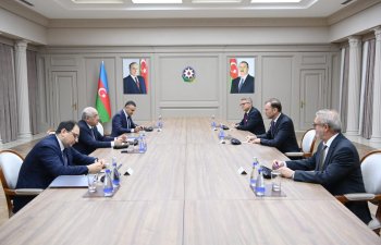 Əli Əsədov Almaniyanın “Knauf” Şirkətlər Qrupunun nümayəndə heyəti ilə görüşüb
