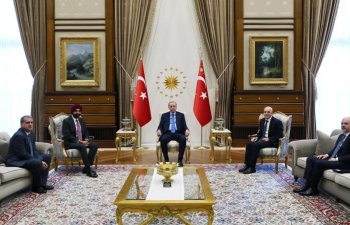 Rəcəb Tayyib Ərdoğan Dünya Bankının rəhbərini qəbul edib