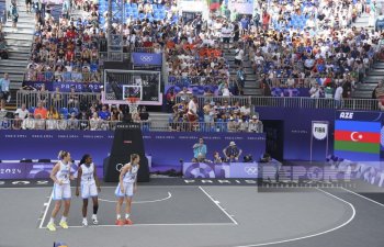 Paris-2024: Azərbaycanın qadınlardan ibarət 3x3 basketbol millisi növbəti görüşünə çıxıb