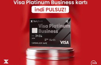 Xalq Bankdan Visa Platinum Business kartını pulsuz əldə edin