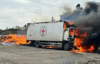 Rusiya Donbasa raket zərbələri endirib, BQXK-nin üç əməkdaşı ölüb, ikisi yaralanıb