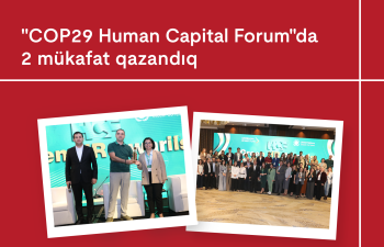 Kapital Bank“COP29 Human Capital Forum” tədbirində 2 mükafata layiq görülüb