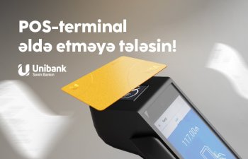 Unibankdan sahibkarlara təklif:POS- terminal xidmətinə qoşul, smart kassa istifadəsindən faydalan!