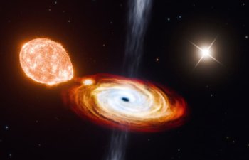 Astronomlar kosmosda qara dəliyin tədricən formalaşması prosesini müşahidə ediblər