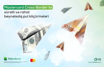 Rabitəbank
“Mastercard Cross-Border” xidmətinə qoşuldu