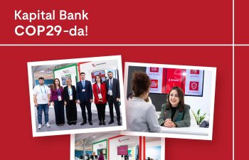 Kapital Bank
COP29-da iştirakını davam etdirir