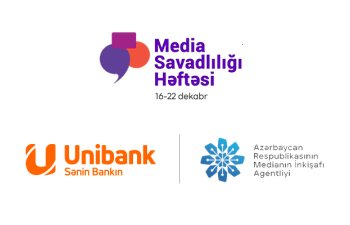 Unibank“Media savadlılığı” həftəsinə dəstək verir