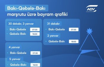 Bakı-Qəbələ marşrutunda qatar reysləri artırılır