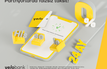 Yelo taksit kartı ilə ödənişlərini faizsiz his-sə-lə!