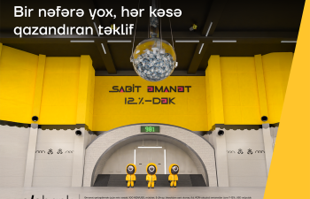 Yelo Bank 12% gəlir təklif edir!