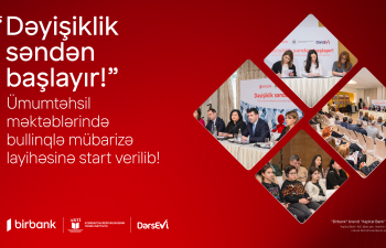 “Dəyişiklik səndən başlayır!” ümumtəhsil məktəblərində bullinqlə mübarizə layihəsinə start verilib