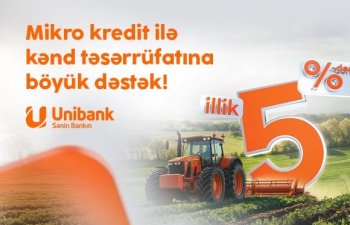 Unibank sərfəli mikro kreditlər təklif edir