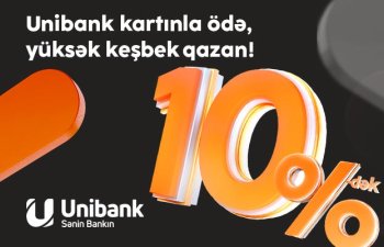 Unibank müştəriləri 3 ayda 1,2 milyon manata yaxın keşbek qazanıblar