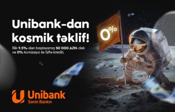 Unibank-dan “Siftə krediti” kampaniyası: Komissiya 0 %