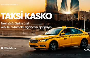 "PAŞA Sığorta"dan taksi sürücülərinə yeni məhsul: Taksi KASKO!
