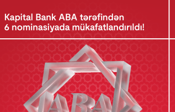 Kapital Bank
6 nominasiyada mükafatlandırıldı