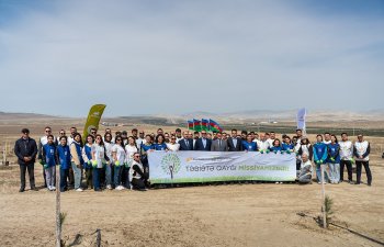 “AzerGold” Yer Gününü ağacəkmə və ekoloji tədbirlərlə qeyd edib