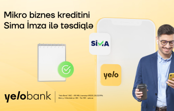 Yelo Bank, SİMA İmza ilə müştərilərə xidmət prosesini sürətləndirir