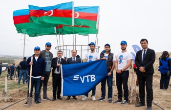 VTB (Azərbaycan) ekoloji təşəbbüsə dəstək verdi: Müşfiqabadda yeni meşə salındı