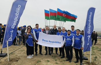Bank Respublika rəhbərliyi və əməkdaşları ağacəkmə aksiyasında iştirak etdi