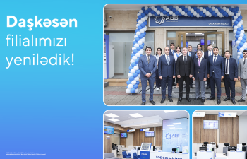 ABB-nin Daşkəsən filialı da yeniləndi!