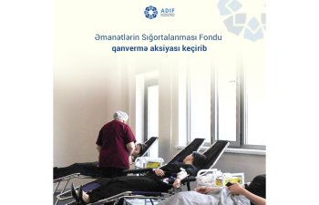 Əmanətlərin Sığortalanması Fondu qanvermə aksiyası keçirib