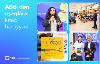 ABB-nin dəstəyi ilə uşaqlar üçün iqtisadiyyat
kitabı təqdim edildi