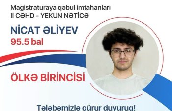 Uğur ənənəmiz davam edir – BANM hər zaman birinci!