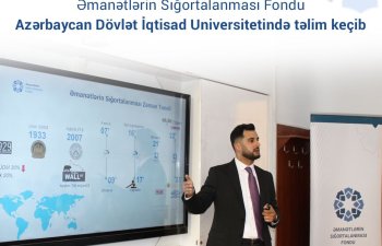 Əmanətlərin Sığortalanması Fondu Azərbaycan Dövlət İqtisad Universitetində təlim keçib
