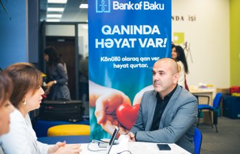 “Bank of Baku”dan könüllü qanvermə təşəbbüsü