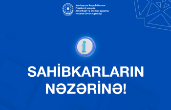 Antiinhisar və İstehlak Bazarına Nəzarət Dövlət Agentliyinin məlumatı