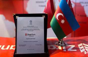 Ziraat Bank Azərbaycan “FINTEX SUMMIT BAKU 2025- Maliyyə və Texnologiyalar Sərgisi”ndə təltif olundu