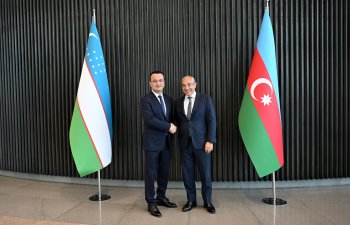 Özbəkistanın investisiyalar, sənaye və ticarət naziri ilə görüş keçirilib